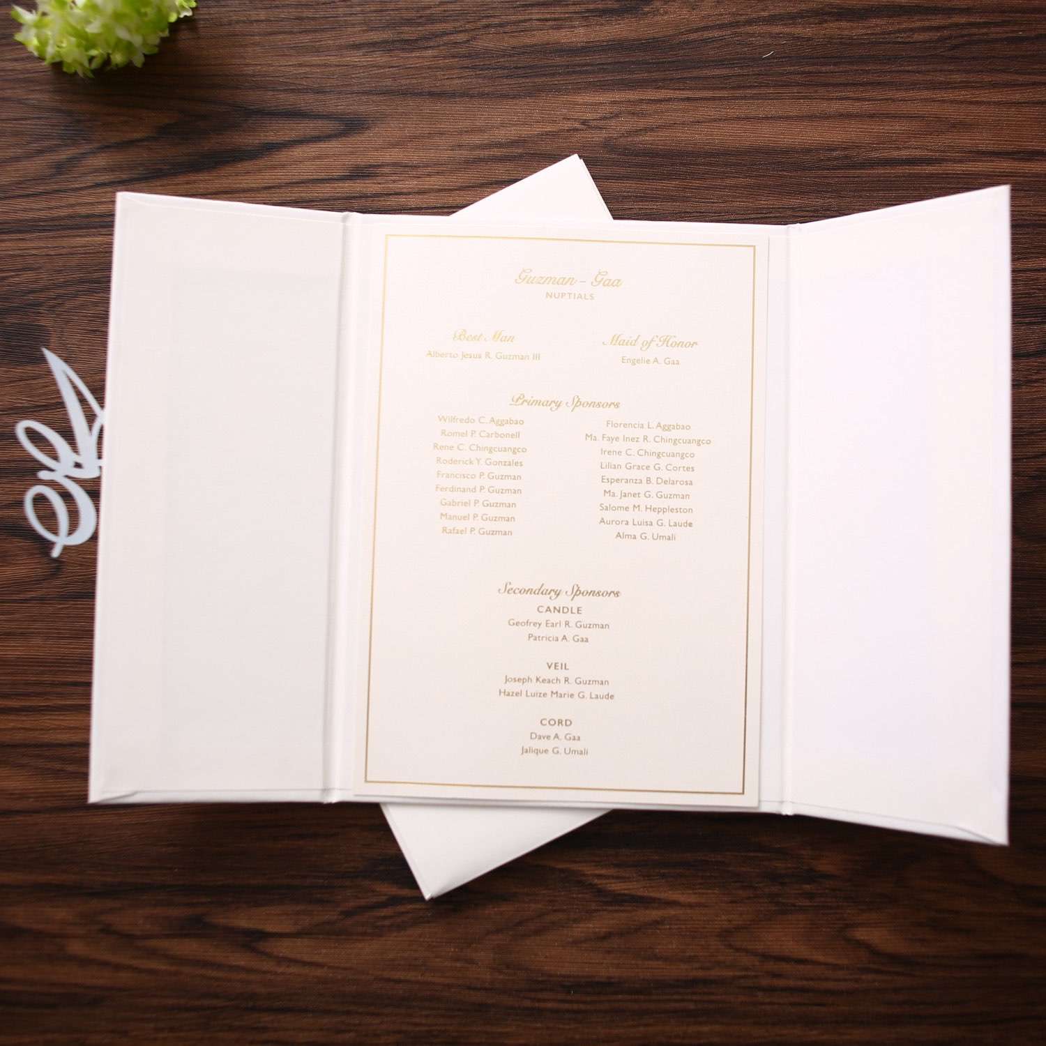 White Wedding Invitation Card With Hard Cover Beautiful Invitation Card With Envelope